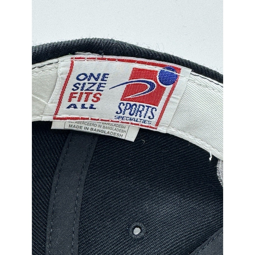 Vintage Steelers Snapback Hat Sports Specialties Grid Style NFL Pro - Picture 8 of 9